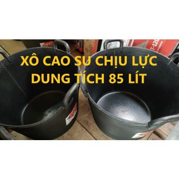 Xô cao su 85 lit hiệu Rubi đựng tất cả các vật liệu